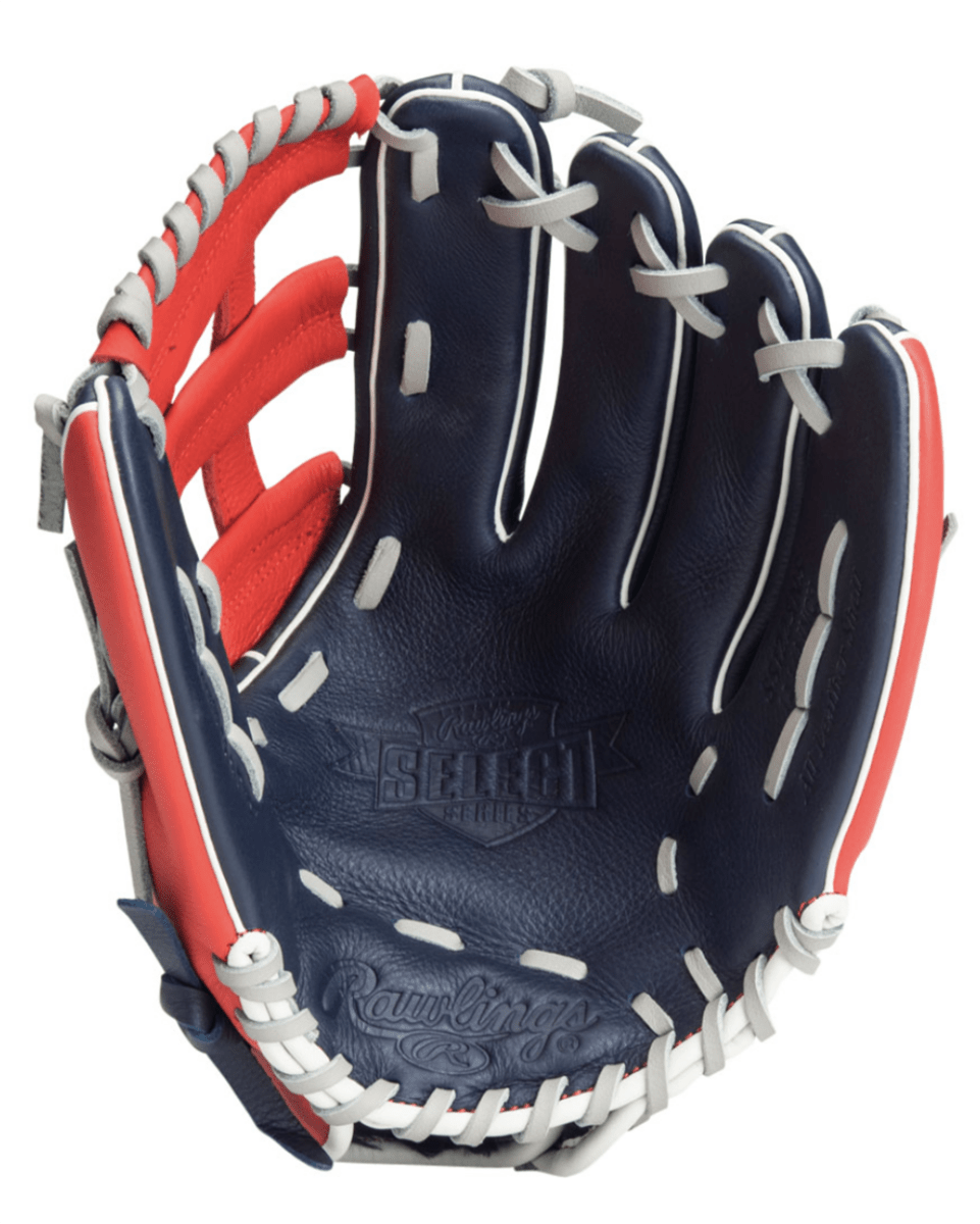 Guante Juvenil Béisbol Rawlings Select 12.25_Rojo_Mano Izquierda_Sports Zona