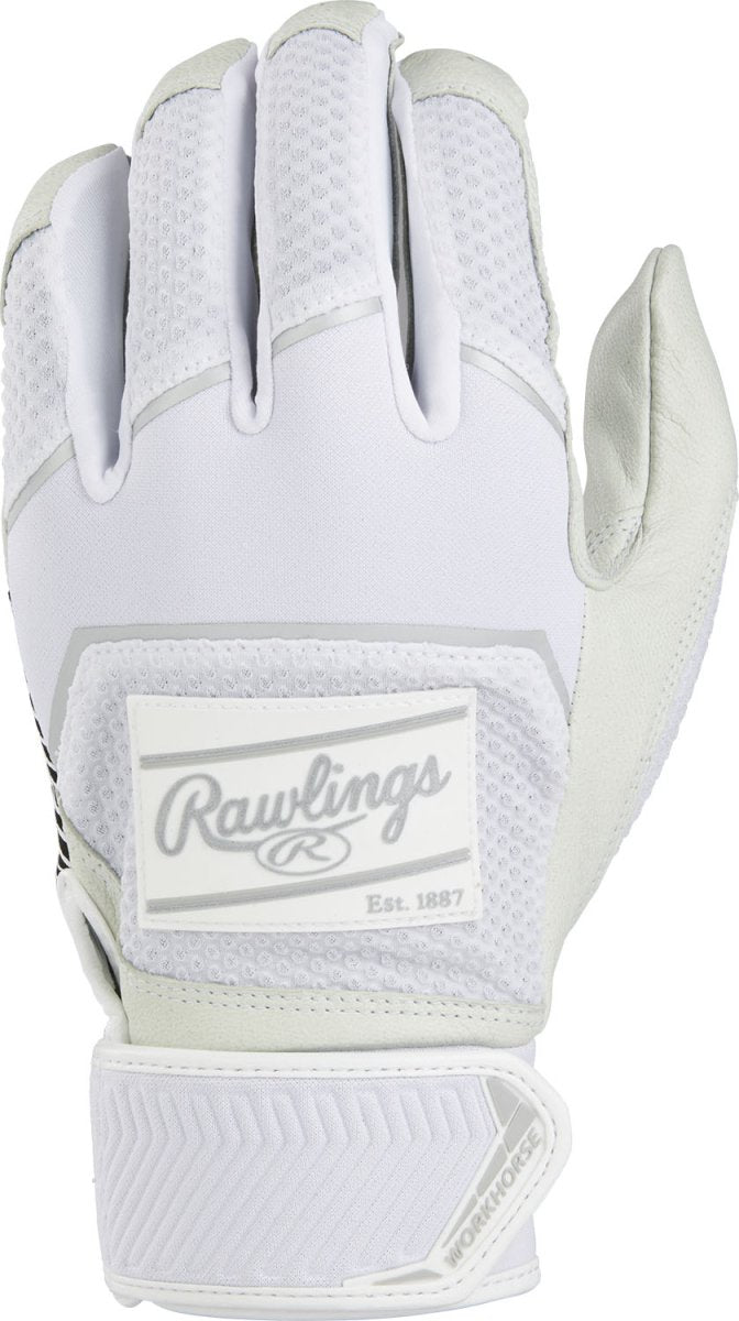 Guantes Bateo Béisbol Rawlings Workhorse Fit_Blanco_S_Sports Zona