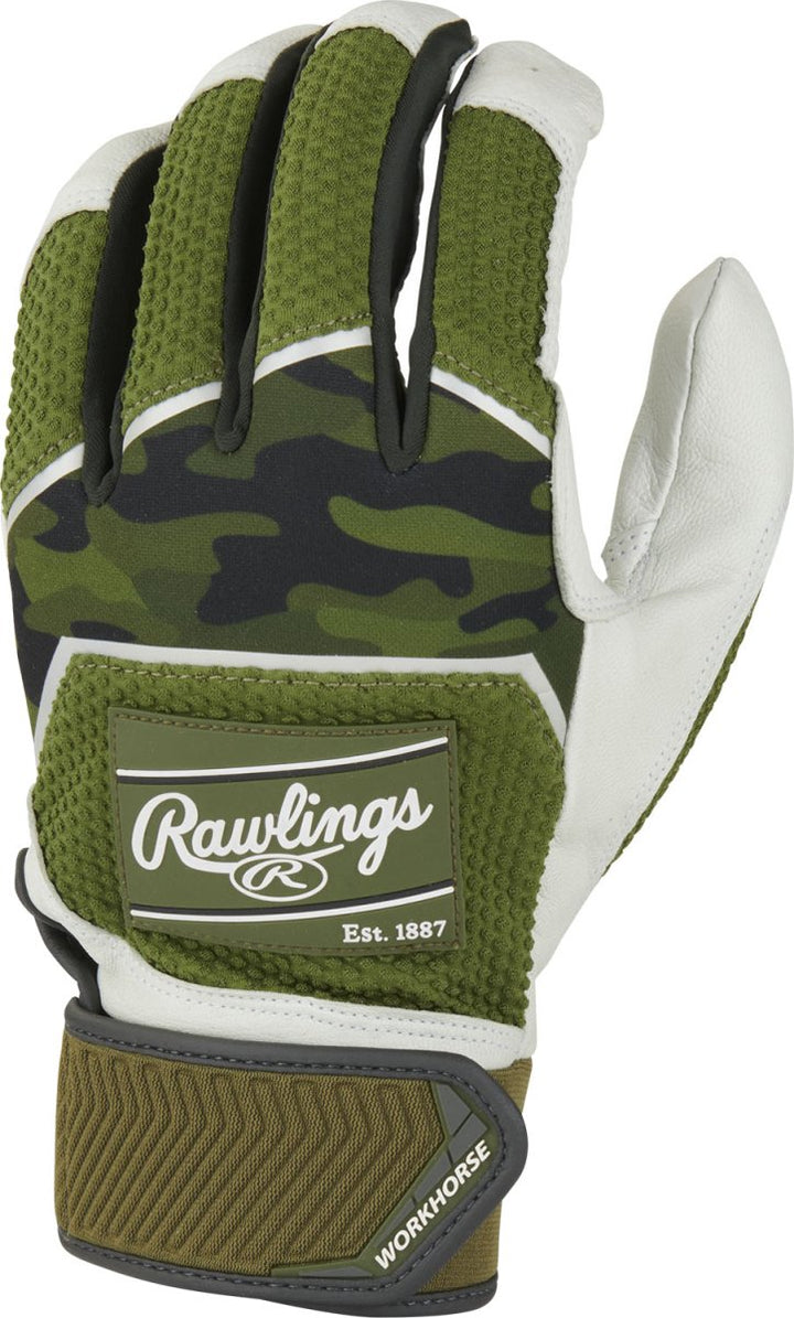 Guantes Bateo Béisbol Rawlings Workhorse Fit_Camo_S_Sports Zona