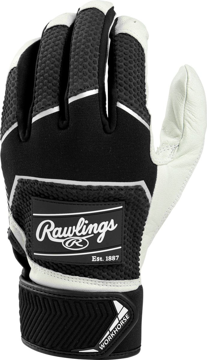 Guantes Bateo Béisbol Rawlings Workhorse Fit_Negro_S_Sports Zona