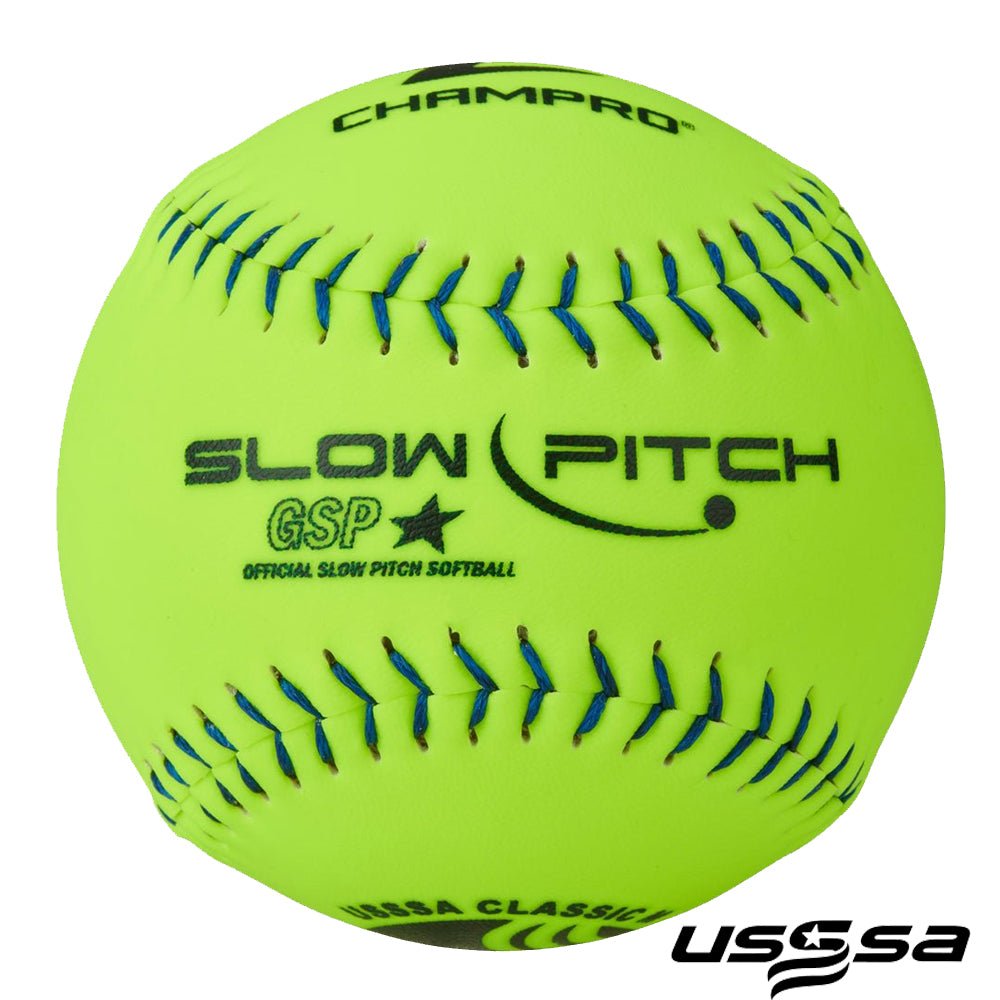 Pelota Softbol Slowpitch Champro USSSA 12"_Amarillo__Sports Zona