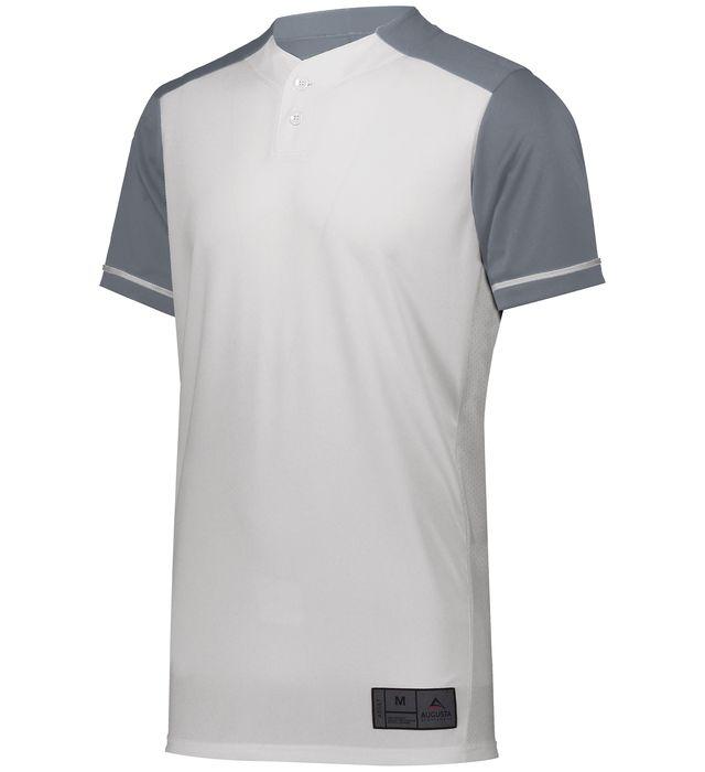 Augusta Jersey De Béisbol Cerrado_Blanco / Gris_S_Sports Zona