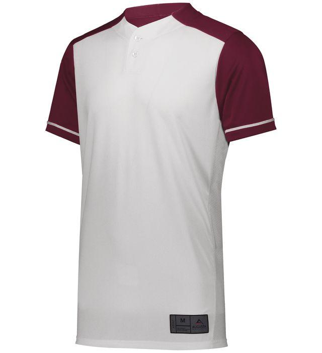 Augusta Jersey De Béisbol Cerrado_Blanco / Marrón_S_Sports Zona