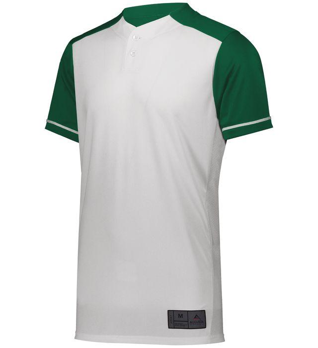 Augusta Jersey De Béisbol Cerrado_Blanco / Verde_S_Sports Zona