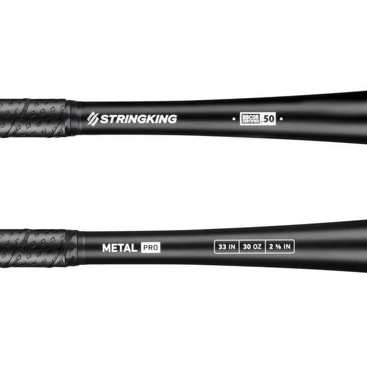 Bate Béisbol Metal PRO StringKing BBCOR -3_Negro_34" | -3 oz_Sports Zona