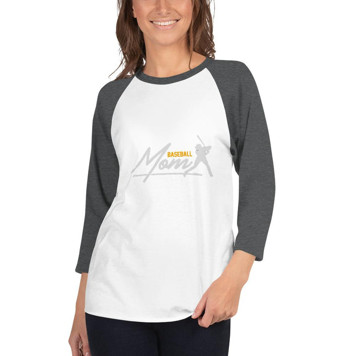 Camiseta Béisbol Conmemorativa Mamá_Blanco/Carbón jaspeado_XS_sports zona