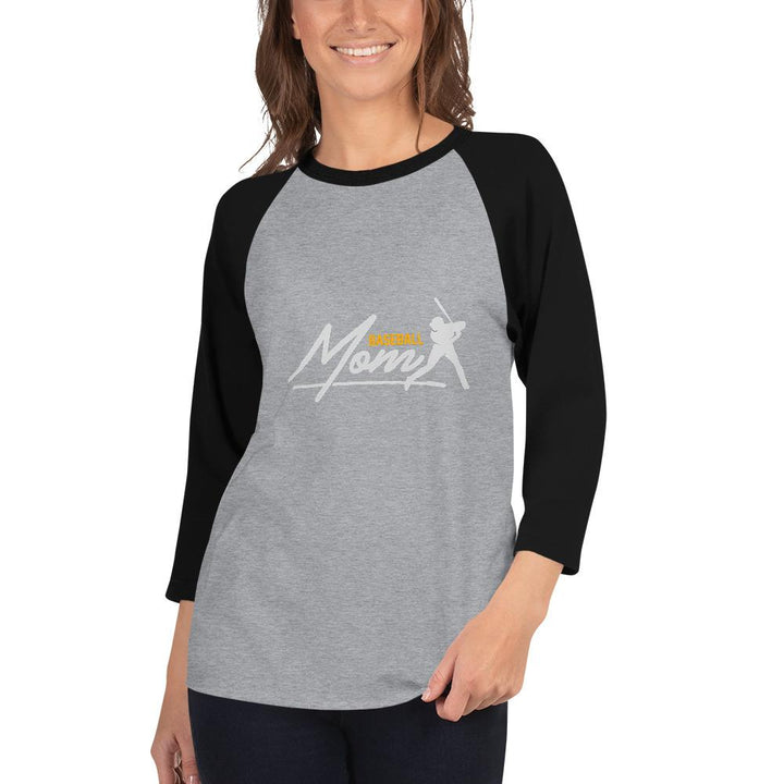 Camiseta Béisbol Conmemorativa Mamá_Gris jaspeado/Negro_XS_sports zona