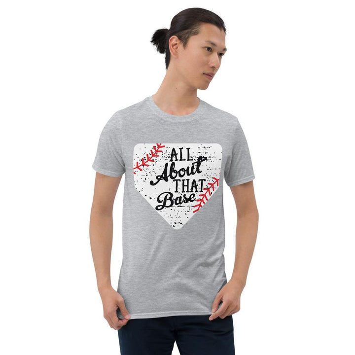Camiseta Béisbol Manga CortaGris deportivoSSports Zona