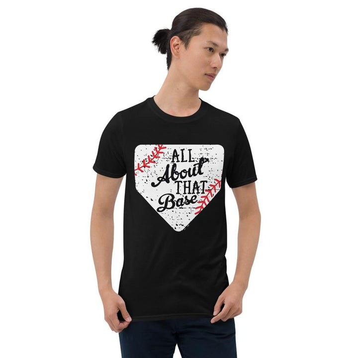 Camiseta Béisbol Manga CortaNegroSSports Zona