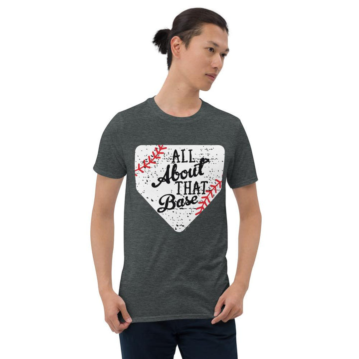 Camiseta Béisbol Manga CortaOscuro jaspeadoSSports Zona