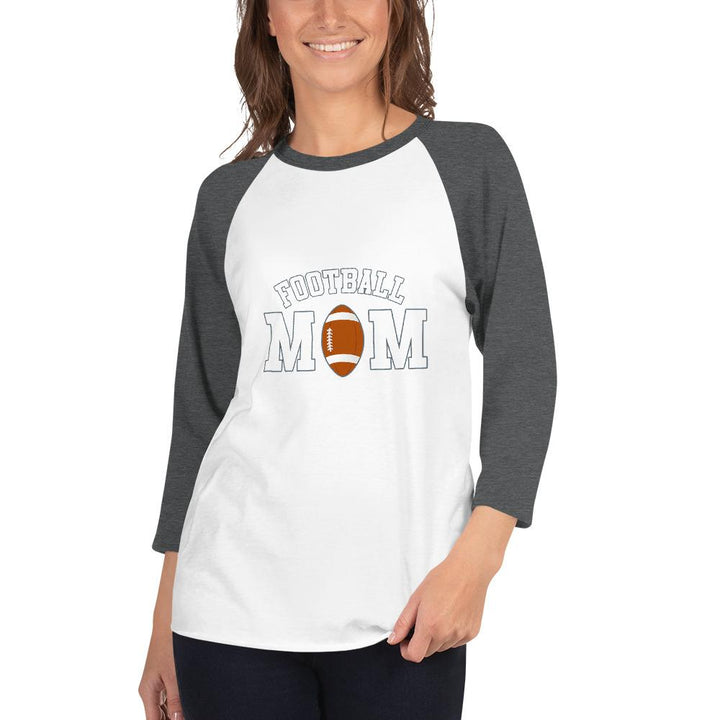 Camiseta Football Conmemorativa Mom_Blanco/Carbón jaspeado_XS_sports zona