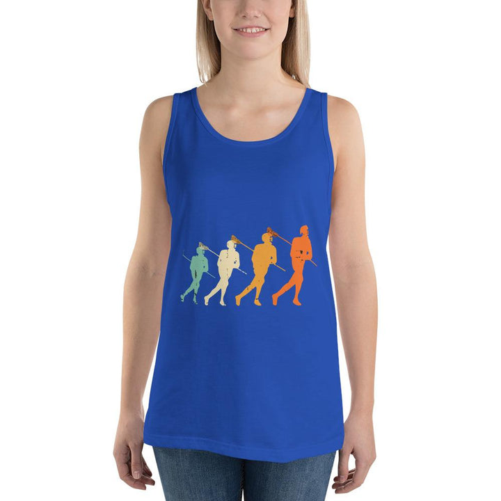 Camiseta Lacrosse de tirantesAzul real claroXSSports Zona