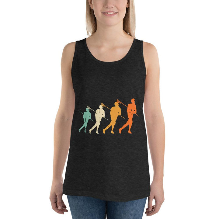 Camiseta Lacrosse de tirantesCarbón-Negro TrimezclaXSSports Zona