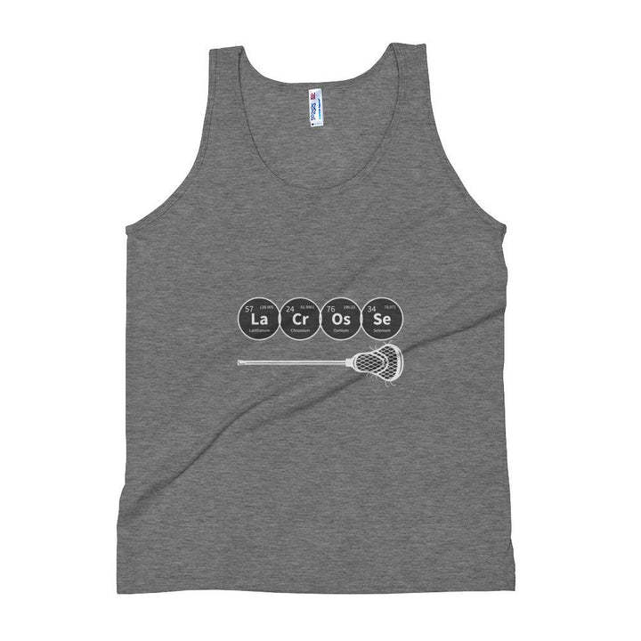 Camiseta Lacrosse Tirantes Tabla PeriódicaGris atléticoXSSports Zona