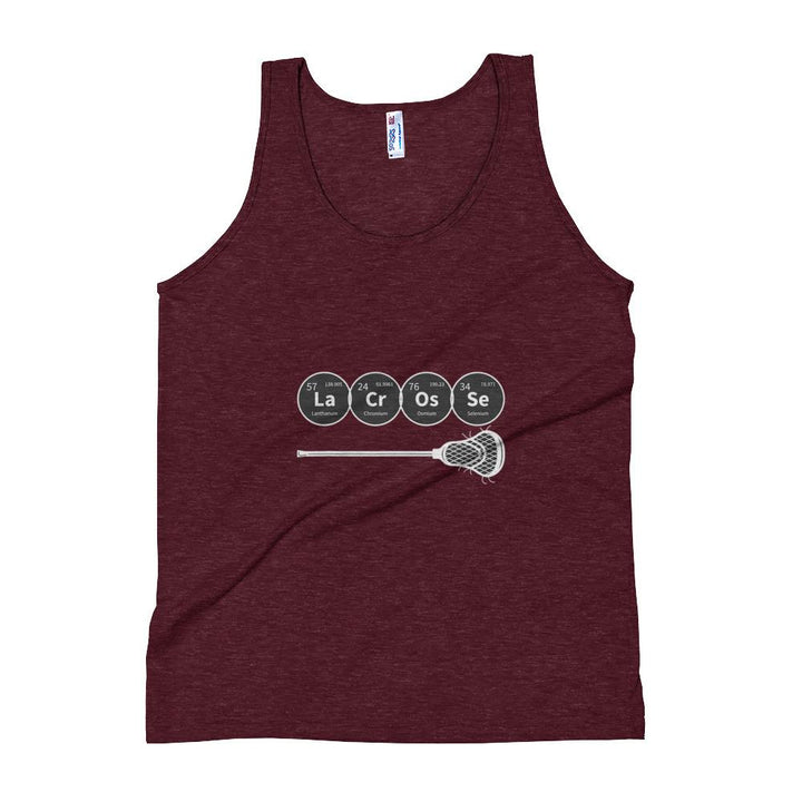 Camiseta Lacrosse Tirantes Tabla PeriódicaTri-ArándanoXSSports Zona