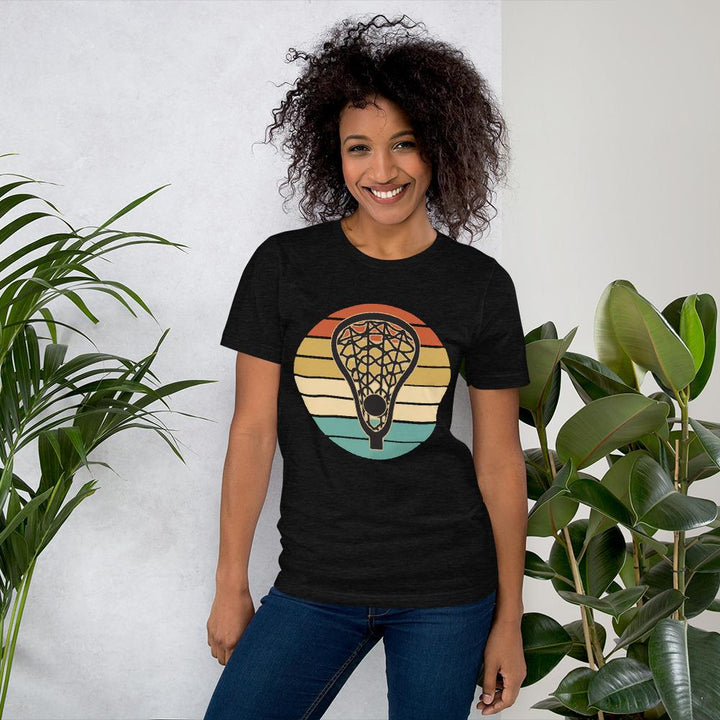 Camiseta stick LacrosseJaspeado negroXSSports Zona