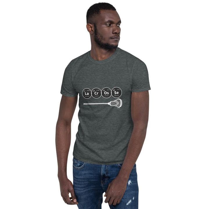 Camiseta Unisex Lacrosse Tabla PeriódicaOscuro jaspeadoSSports Zona
