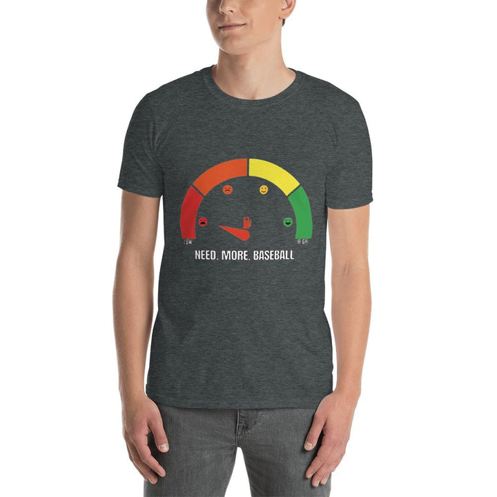 Camiseta béisbolOscuro jaspeadoSSports Zona