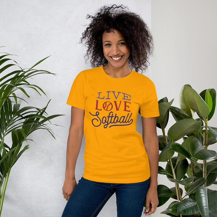 Camiseta Love SoftballOroSSports Zona