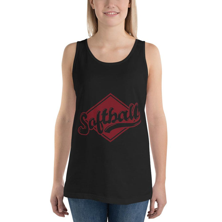 Camiseta Softball de tirantesNegroSSports Zona