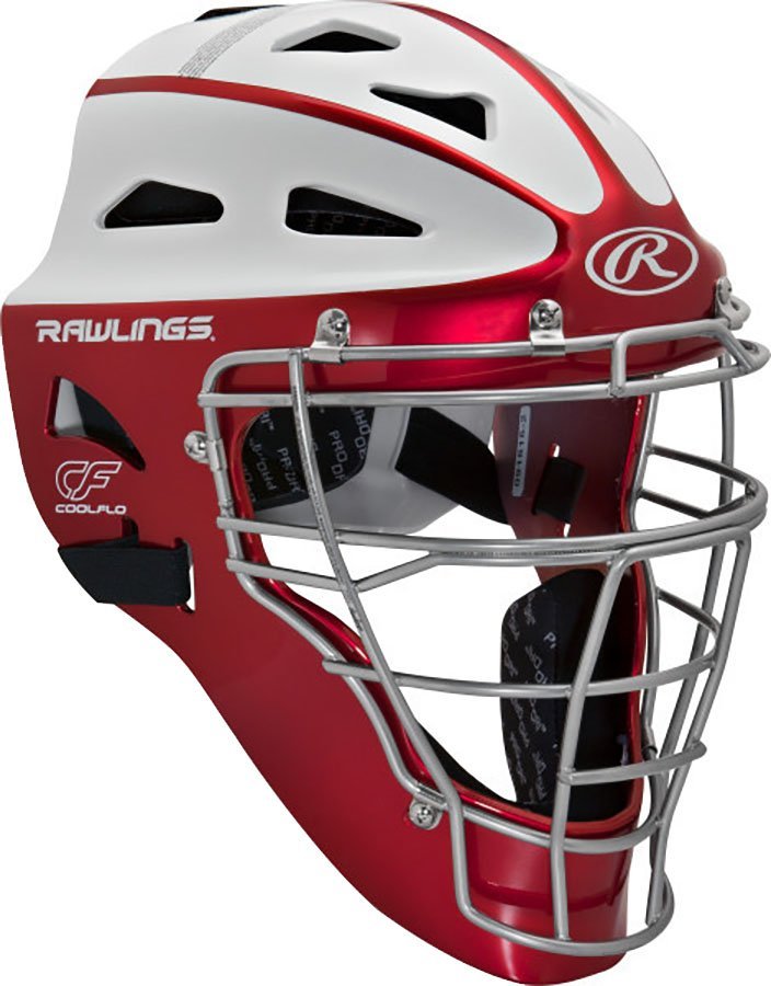 Casco Receptor Béisbol Rawlings Velo_Rojo__sports zona