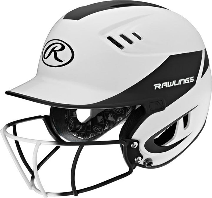 Casco Softbol Protección Facial Rawlings Velo_Negro_Juvenil_sports zona