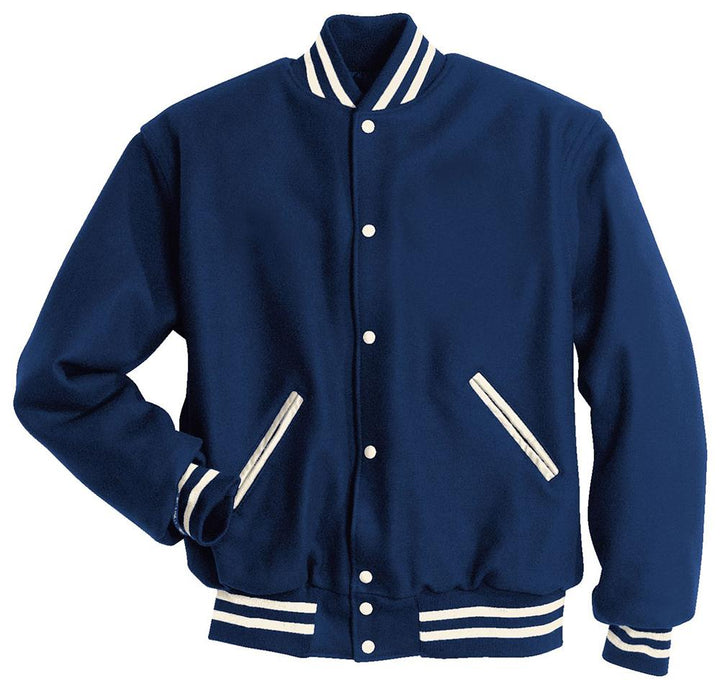 Chaqueta Universitaria Letterman_Azul Blanco_XS_sports zona