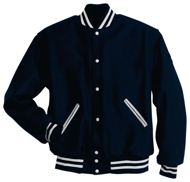 Chaqueta Universitaria Letterman_Navy Blanco_XS_sports zona
