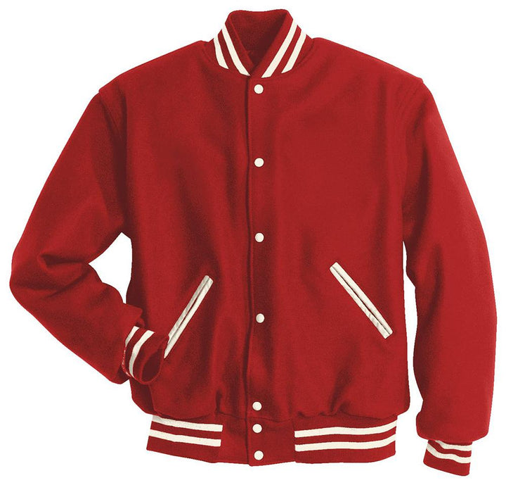 Chaqueta Universitaria Letterman_Rojo Blanco_XS_sports zona