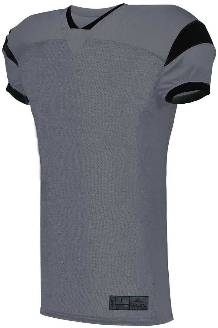 FOOTBALL JERSEY SLANT_Gris / Negro_S_Sports Zona