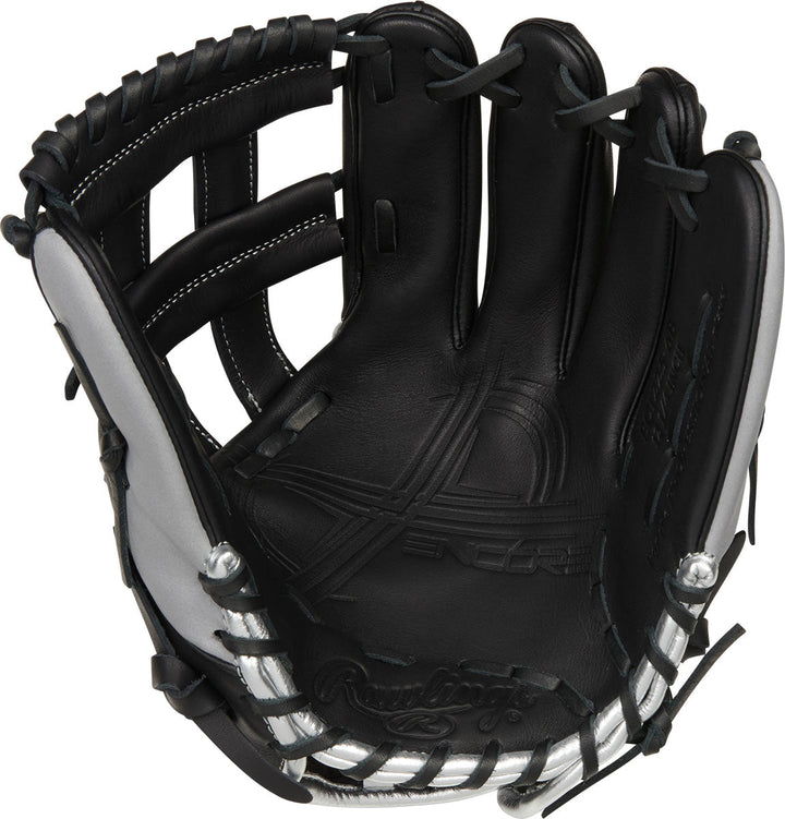 Guante Béisbol Rawlings Encore 12.25_Negro_Mano Derecha_Sports Zona