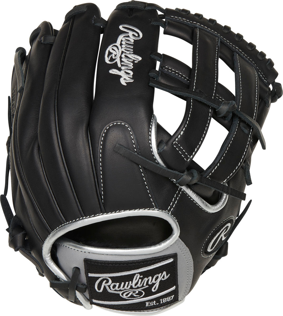 Guante Béisbol Rawlings Encore 12.25_Negro_Mano Derecha_Sports Zona