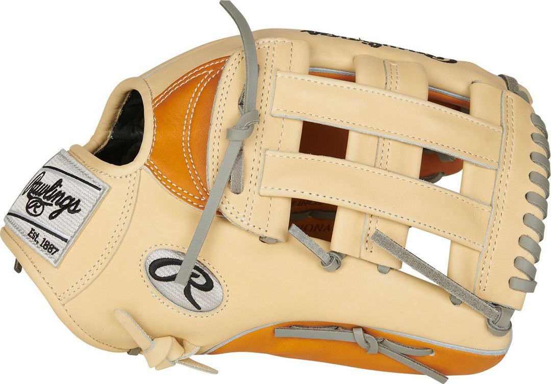 Guante Béisbol Rawlings PRO 6TC 12.75_Beige_Mano Izquierda_Sports Zona
