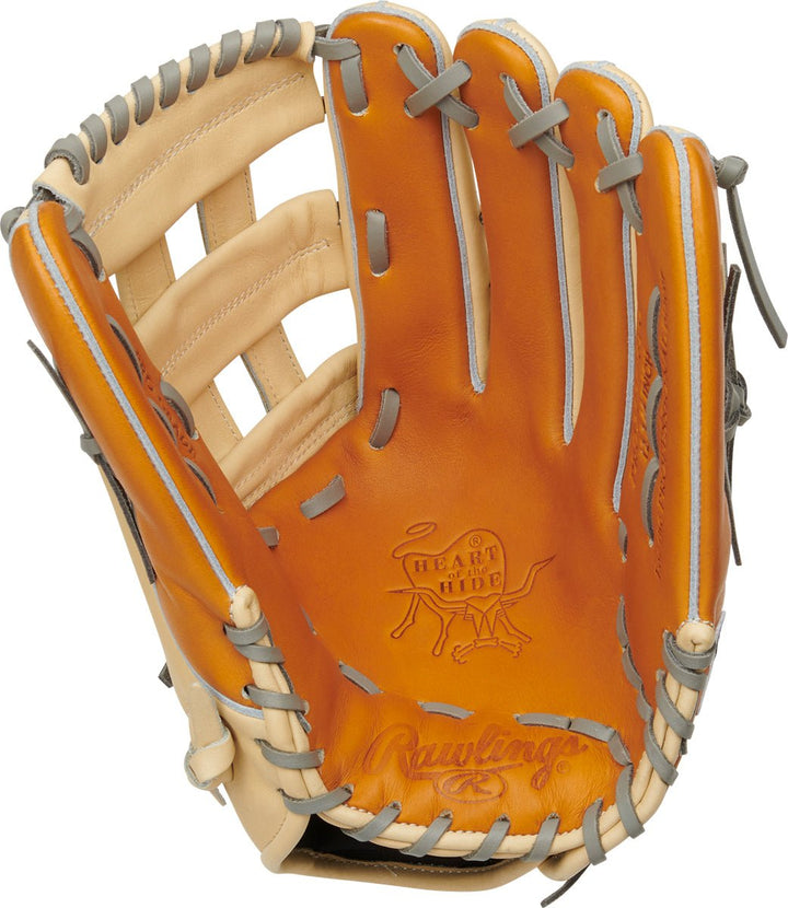 Guante Béisbol Rawlings PRO 6TC 12.75_Beige_Mano Izquierda_Sports Zona