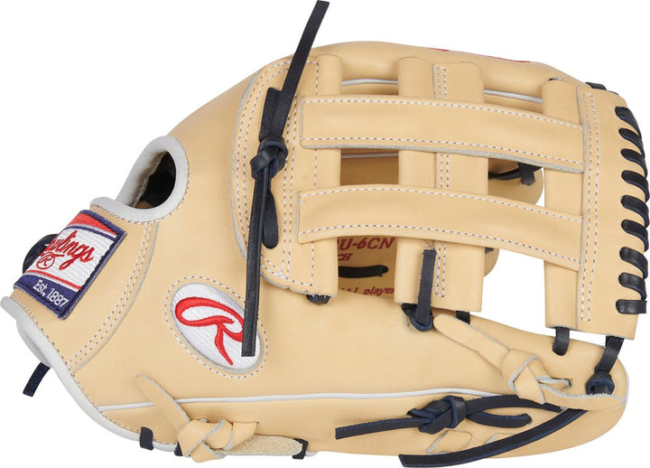 Guante Béisbol Rawlings PRO R3 12.5_Beige_Mano Izquierda_Sports Zona