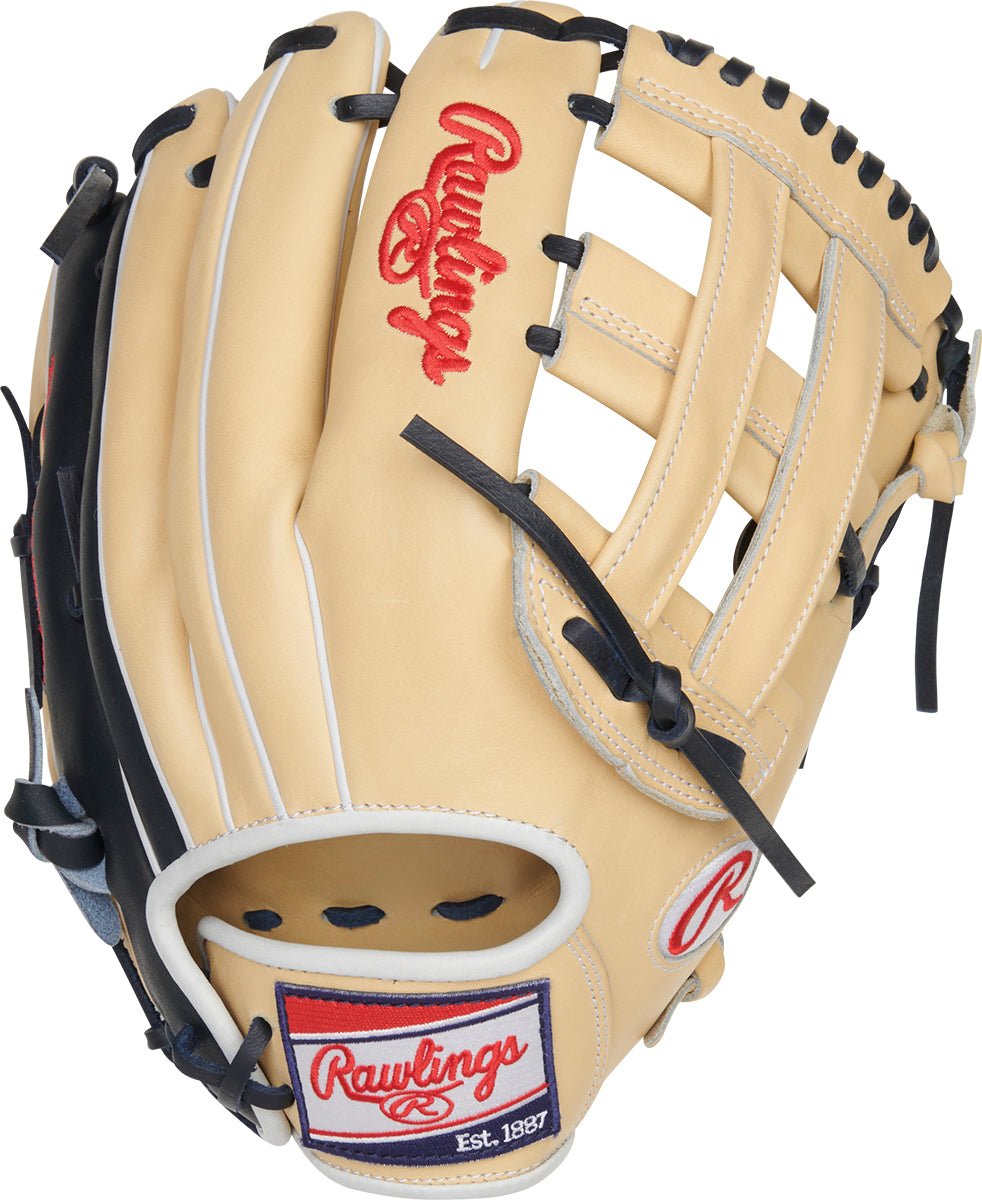 Guante Béisbol Rawlings PRO R3 12.5_Beige_Mano Izquierda_Sports Zona