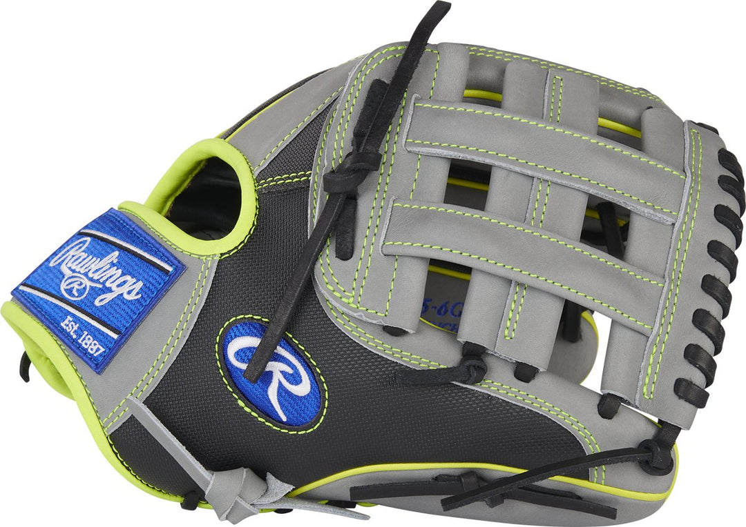 Guante Béisbol Rawlings PRO205 11.75_Gris_Mano Izquierda_Sports Zona