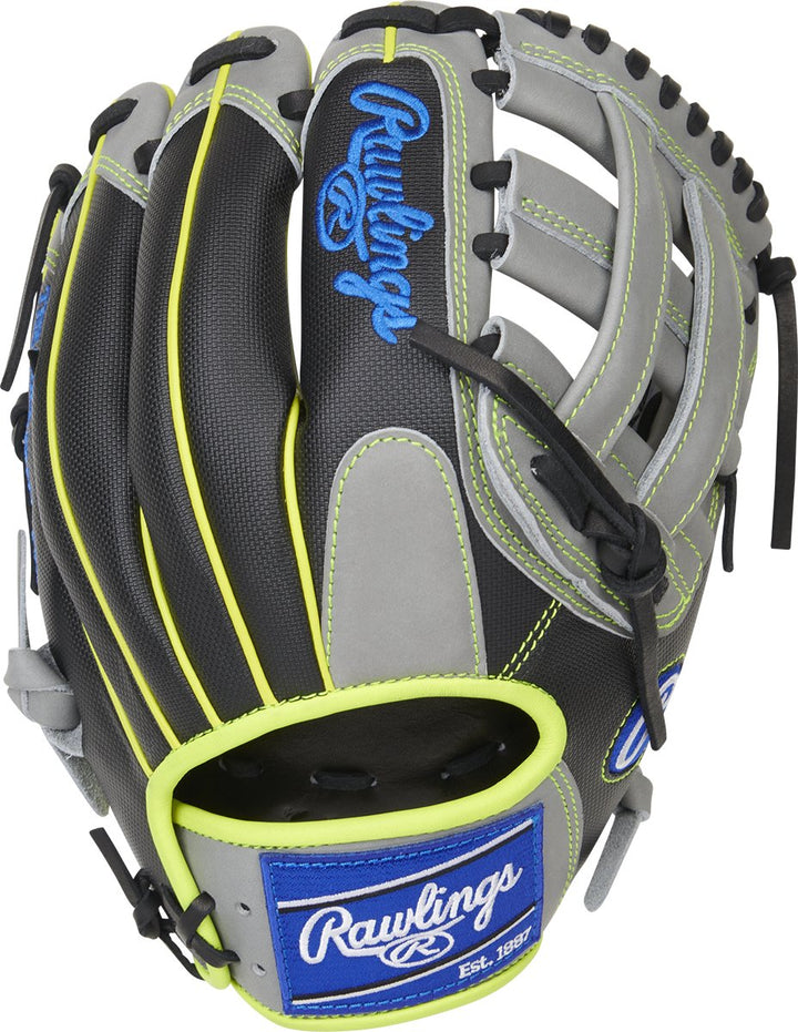 Guante Béisbol Rawlings PRO205 11.75_Gris_Mano Izquierda_Sports Zona