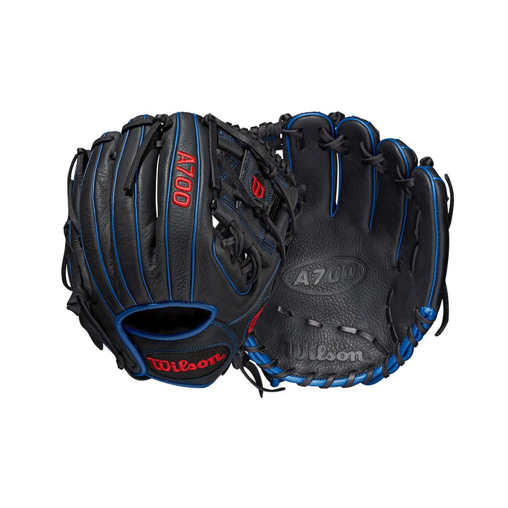 Guante Béisbol Wilson A700 11.25_Negro_Mano Izquierda_Sports Zona