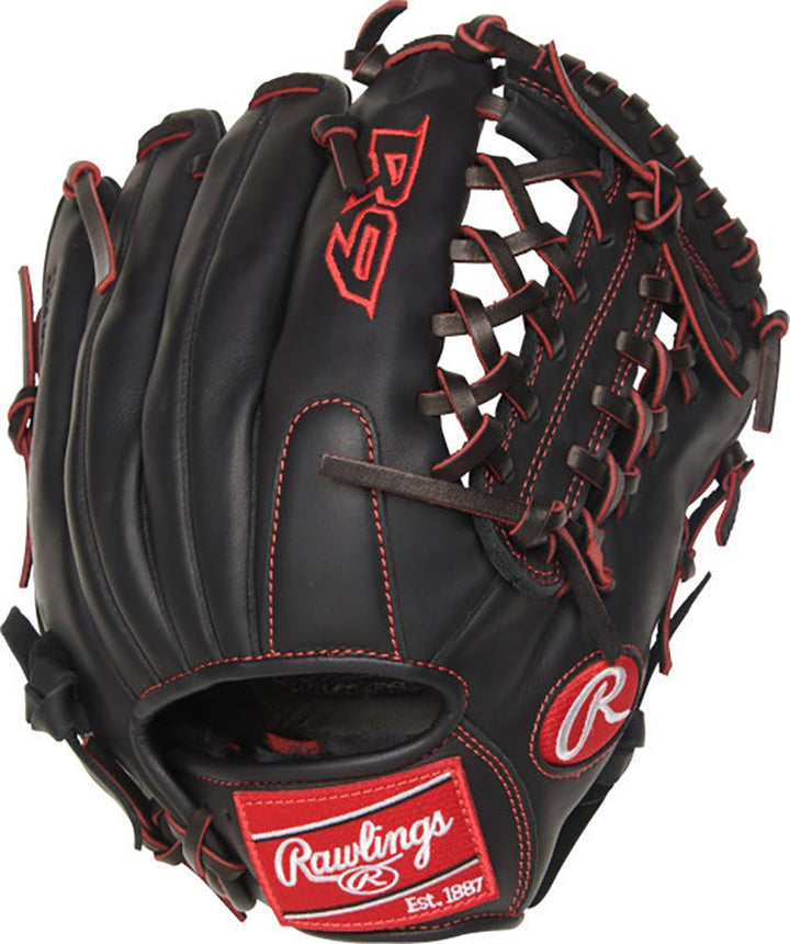 Guante Juvenil Béisbol Rawlings R9 11.5_Negro_Mano Derecha_Sports Zona