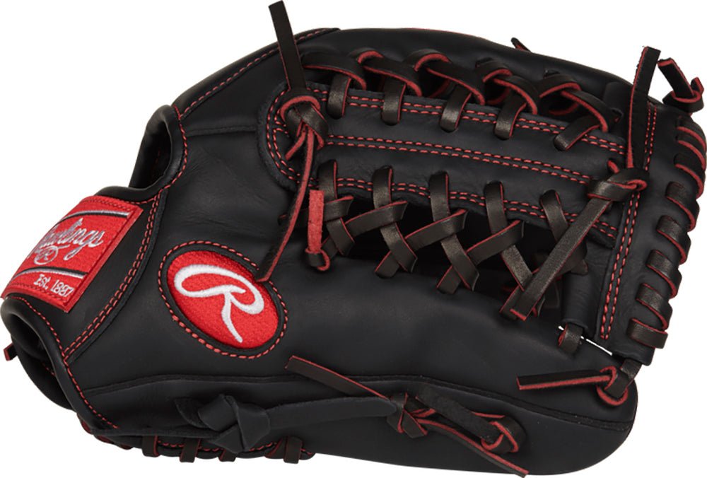 Guante Juvenil Béisbol Rawlings R9 11.5_Negro_Mano Derecha_Sports Zona
