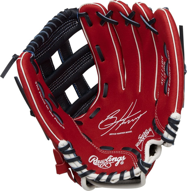 Guante Juvenil Béisbol Rawlings Sure 11.5_Rojo_Mano Izquierda_Sports Zona