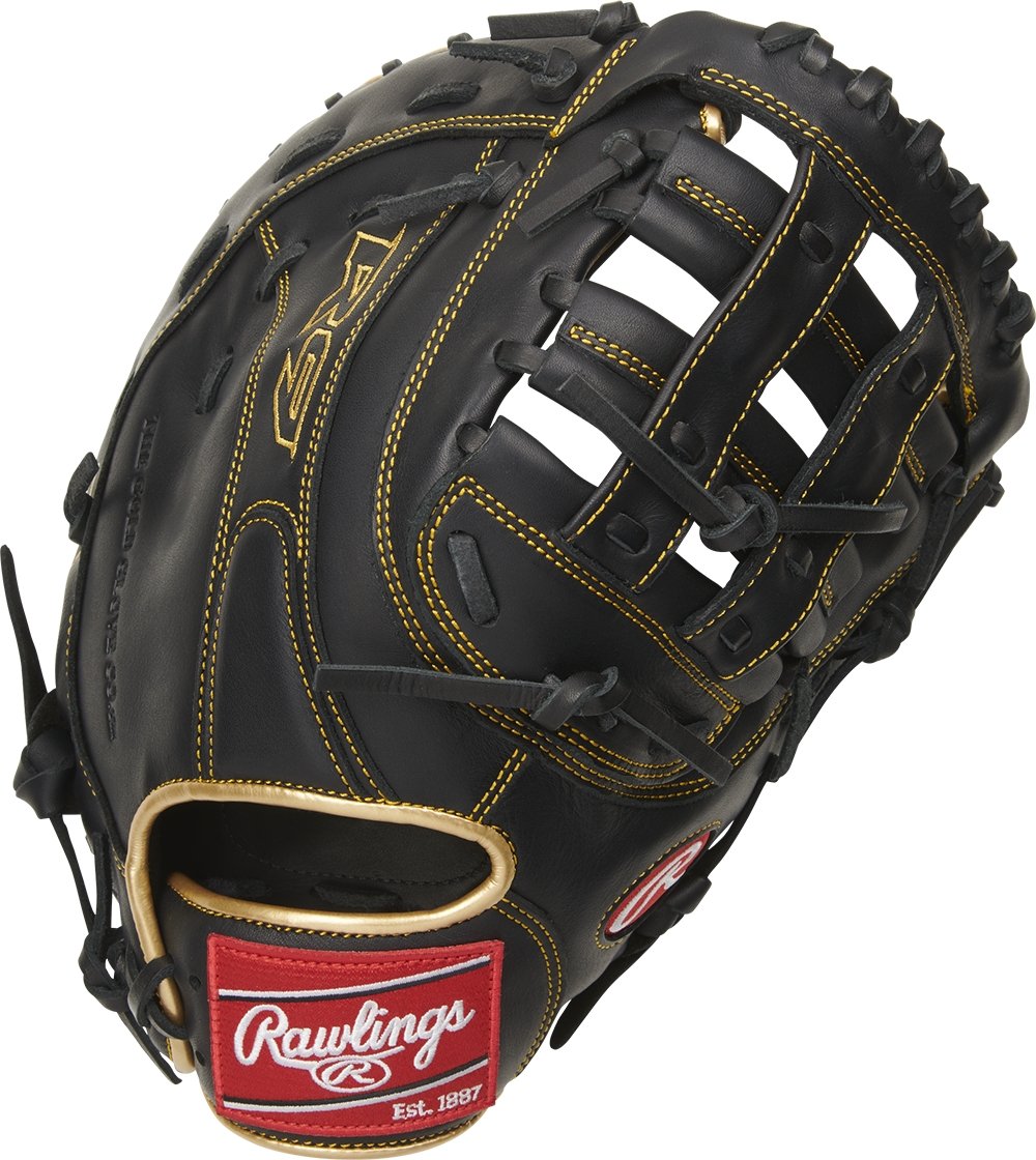 Guante Primera Base Rawlings R9 12.5_Negro_Mano Derecha_Sports Zona