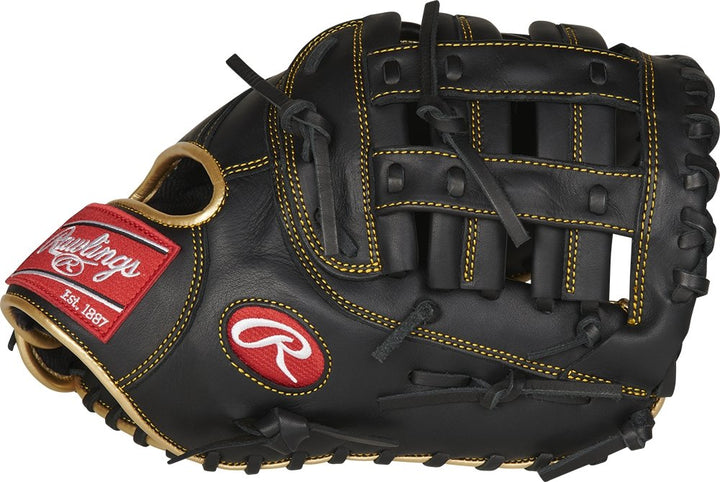 Guante Primera Base Rawlings R9 12.5_Negro_Mano Derecha_Sports Zona