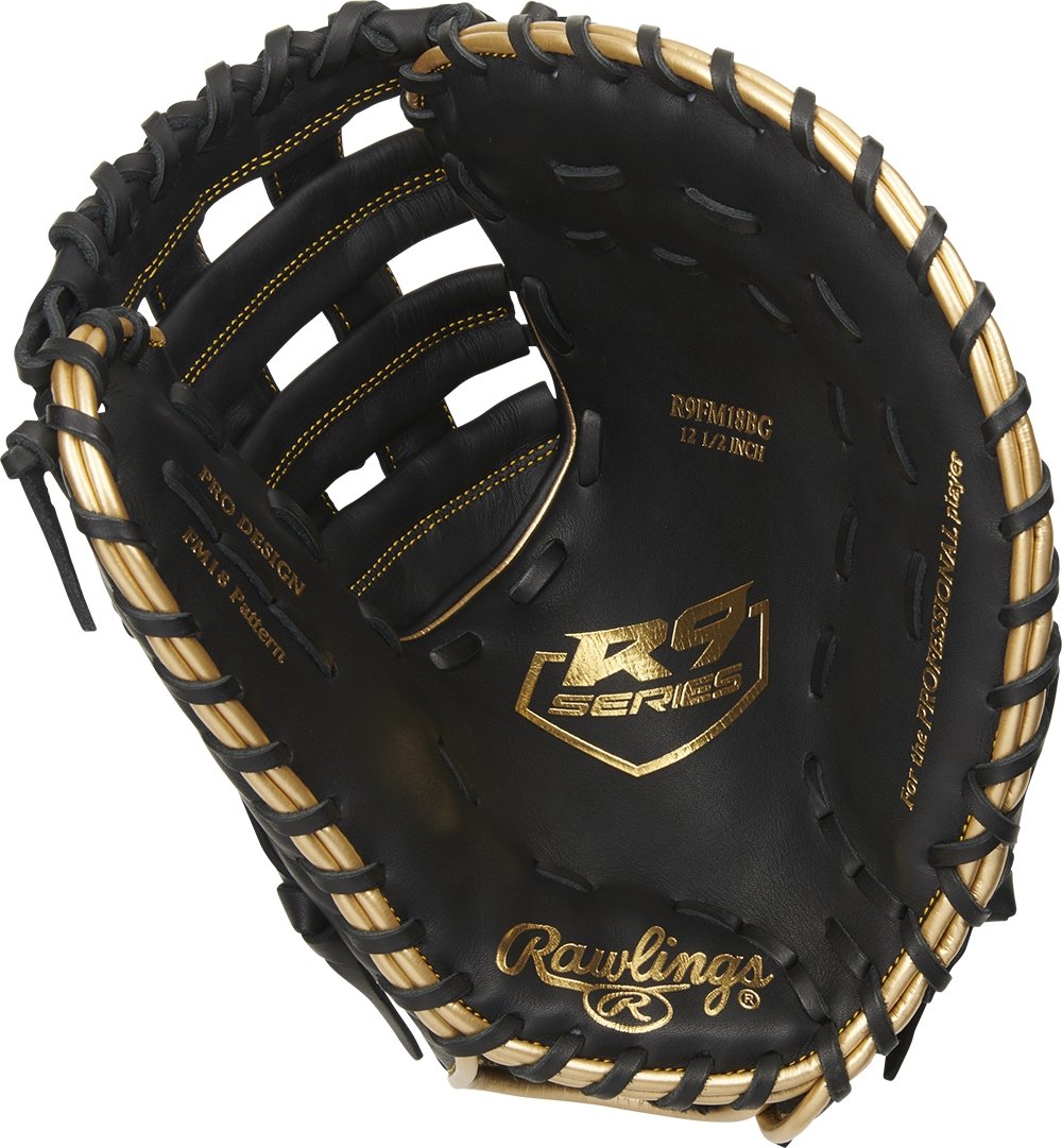 Guante Primera Base Rawlings R9 12.5_Negro_Mano Derecha_Sports Zona