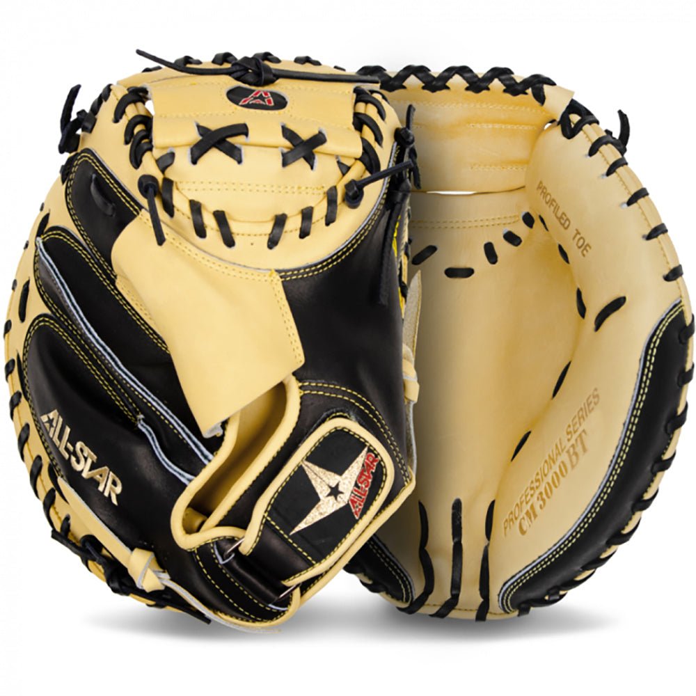 Guante Receptor Béisbol All Stars Pro 32_Beige_Mano izquierda_Sports Zona