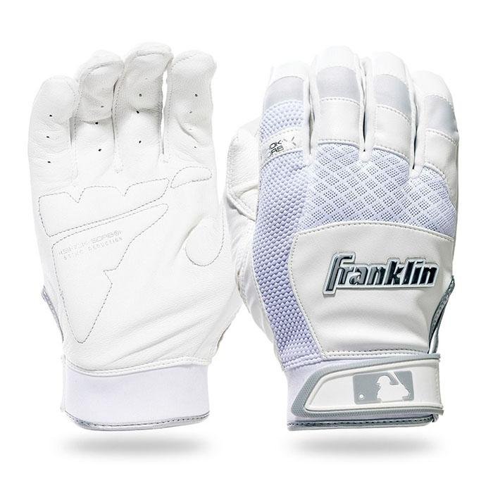Guantes Bateo Béisbol Franklin SHOK-SORB X_Blanco_S_sports zona