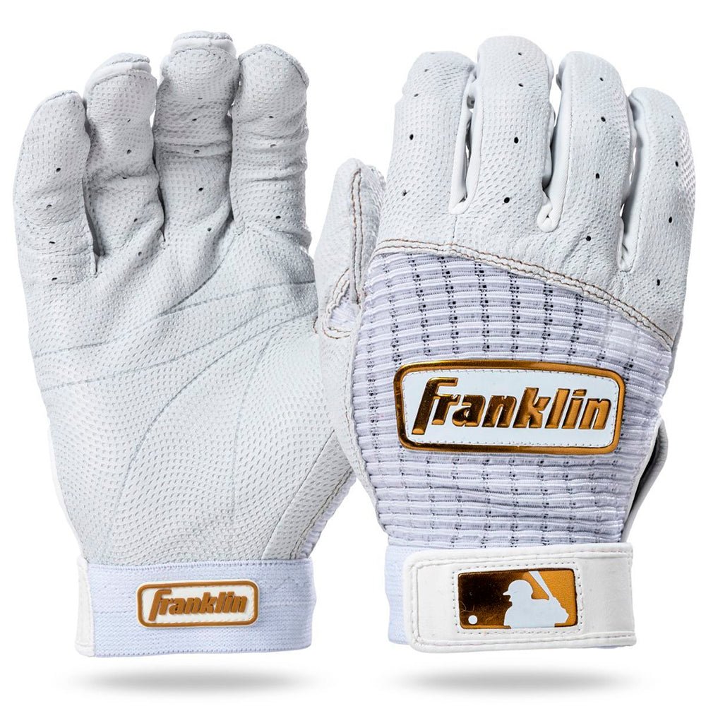 Guantes Bateo Franklin Pro Gold_Blanco_S_Sports Zona