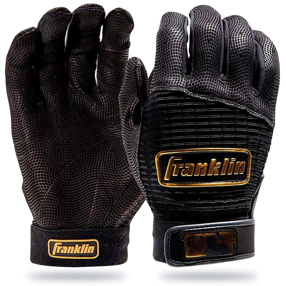 Guantes Bateo Franklin Pro Gold_Negro_S_Sports Zona