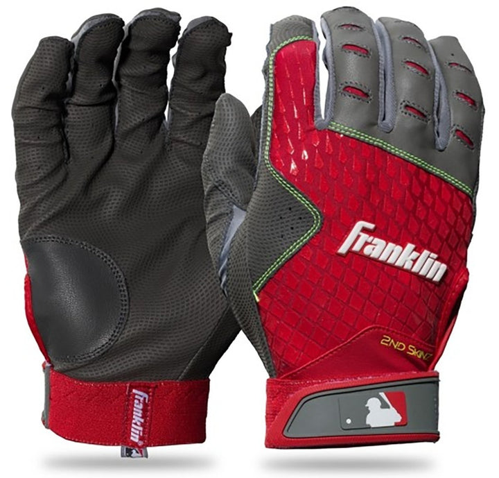 Guantes Bateo Franklin Skinz_Rojo_S_sports zona